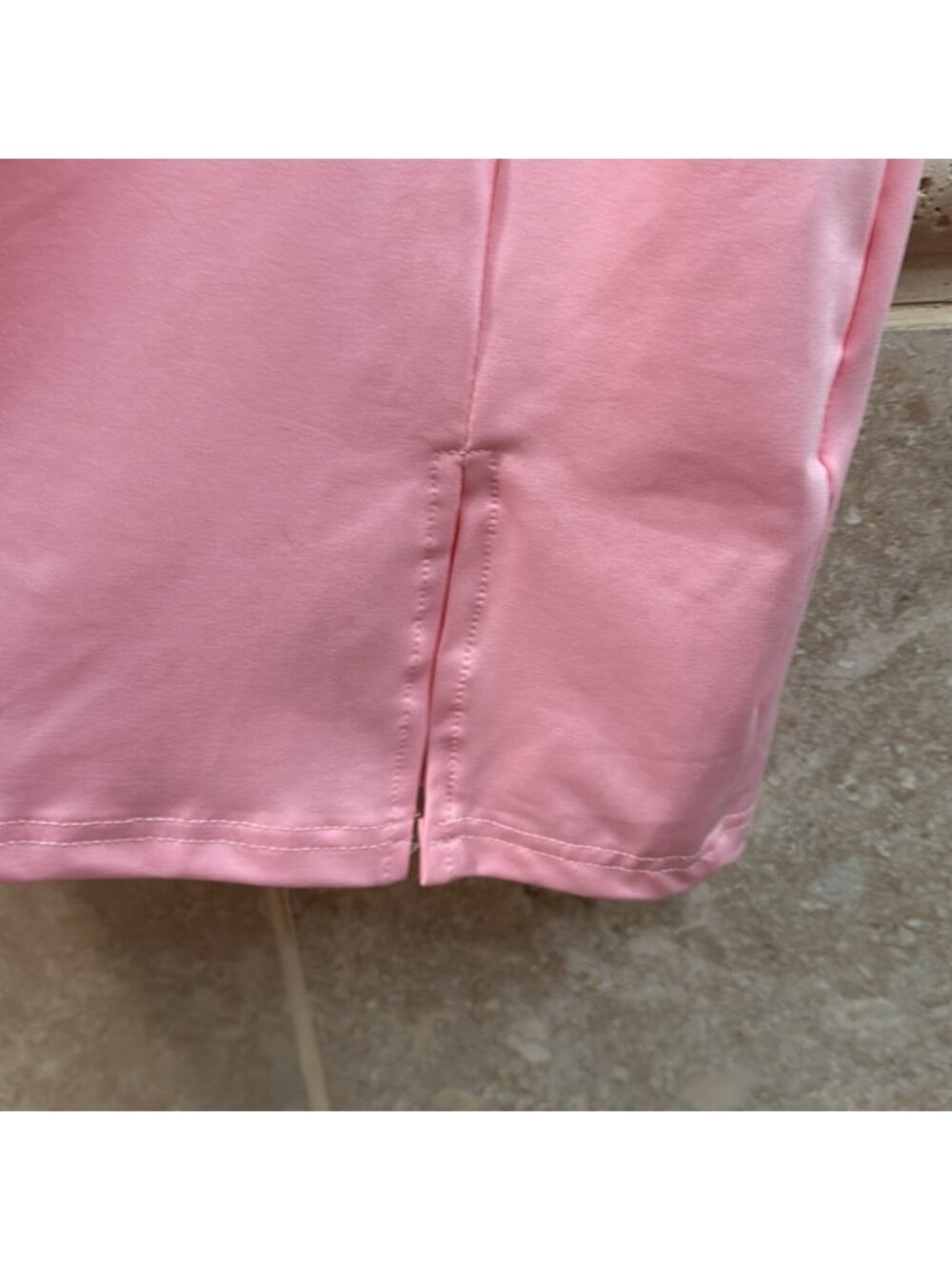 Blush pink spaghetti strap cut out mini dress size small - Picture 2 of 6